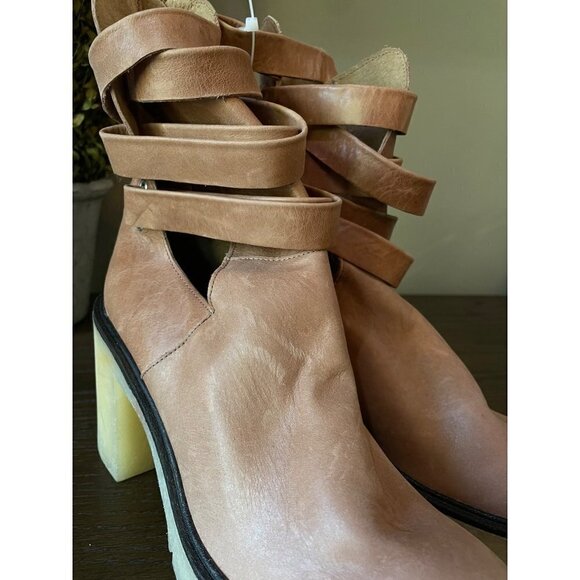 Free People Jesse Cutout Boots English Tan Womens Size 41 - Picture 11 of 14